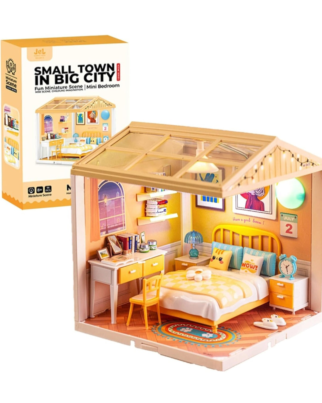 Small Town in Big City Scenes DIY Mini Miniature Set