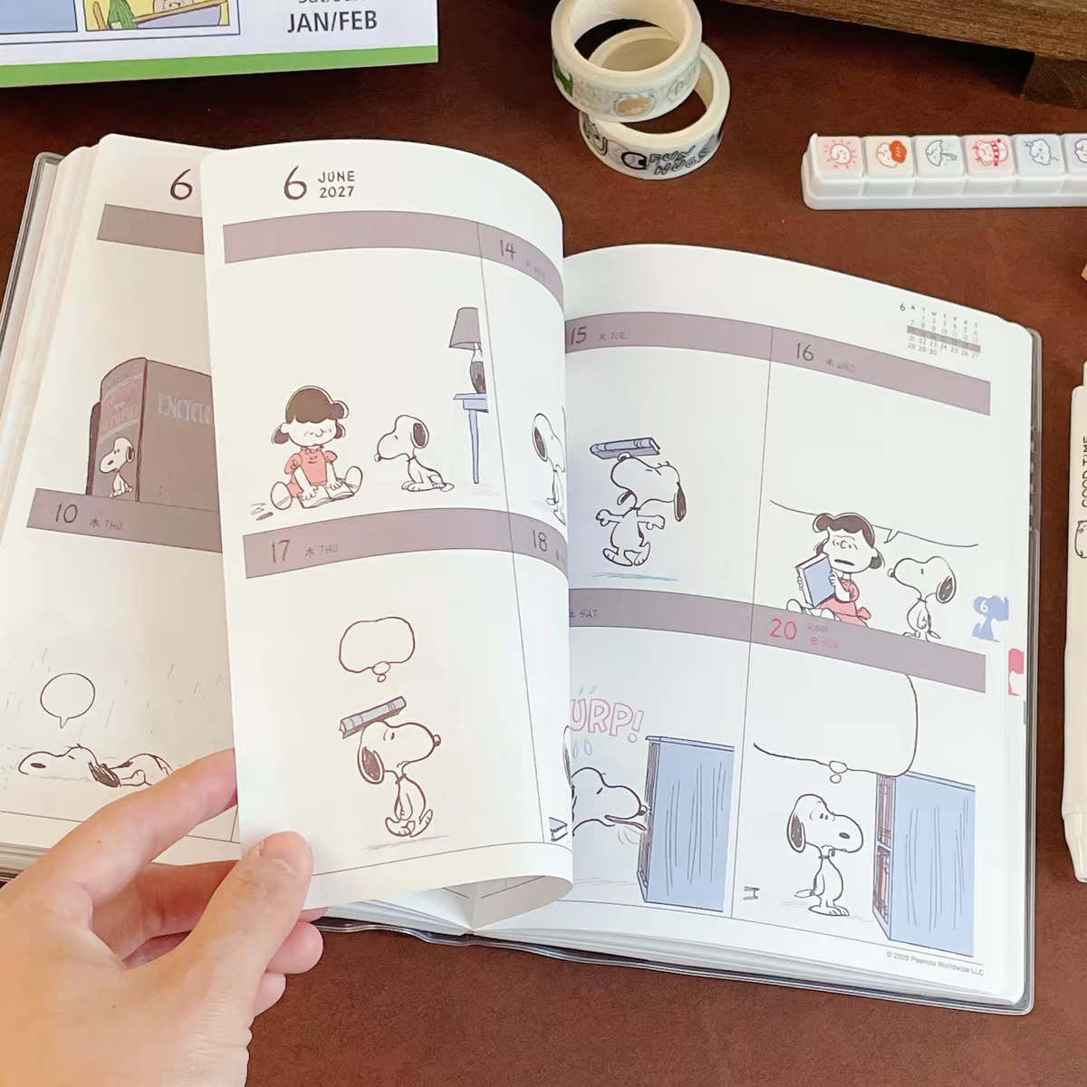 Pre - Order Peanuts Snoopy 2027 B6 Schedule Book – Daily Planner 📖✨