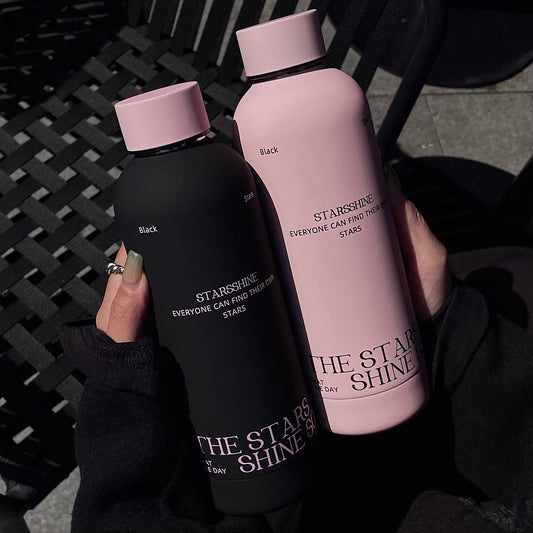 ✨ Starshine Insulated Water Bottle ✨🖤🩷