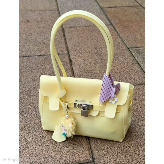 Pre - Order Transparent Jelly Firkin Shoulder Bag