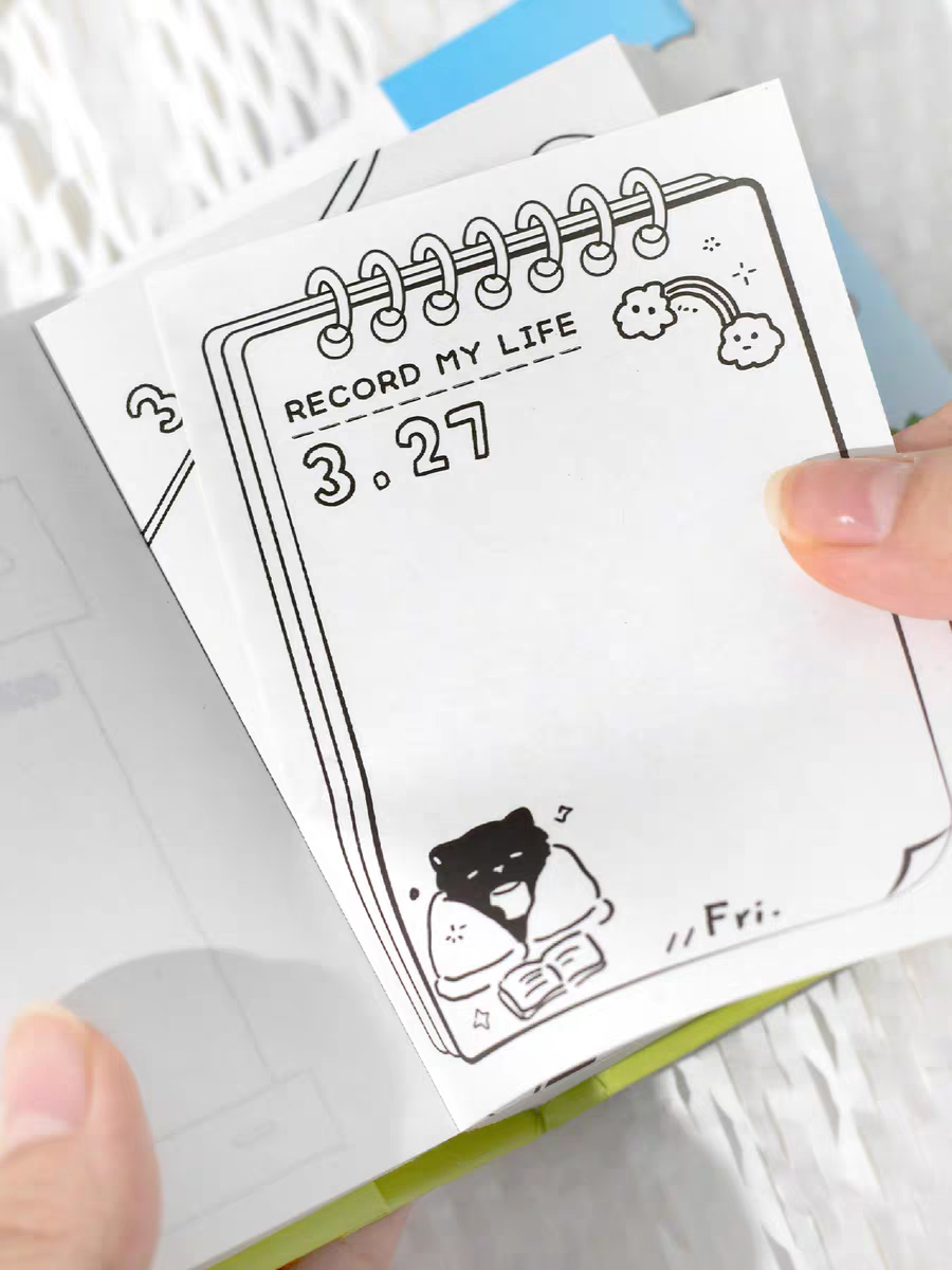 Pre - Order Cozy Doodles One-Day-a-Page Calendar 2026 🐻🚗📅