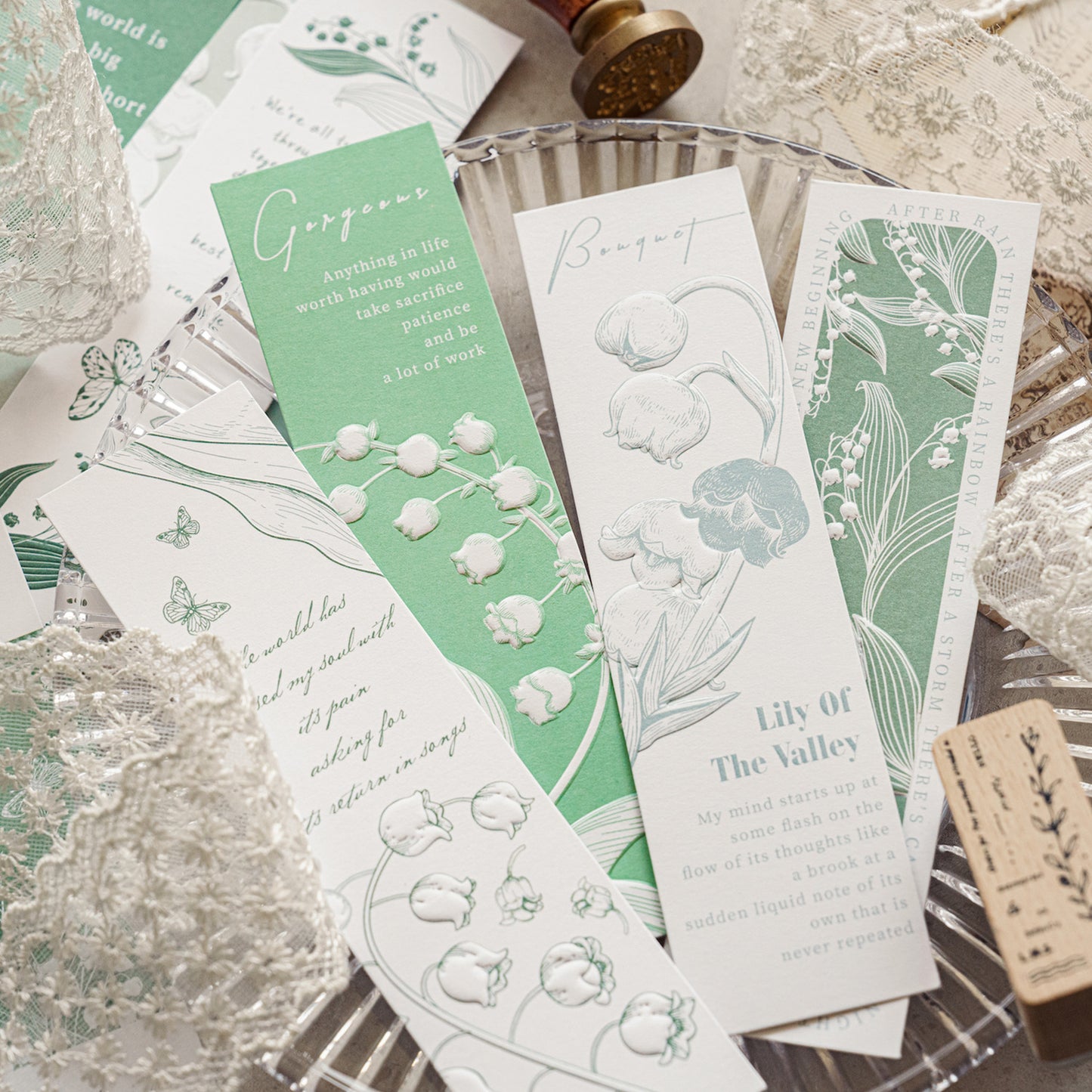 🌿 Lily of the Valley Bookmarks