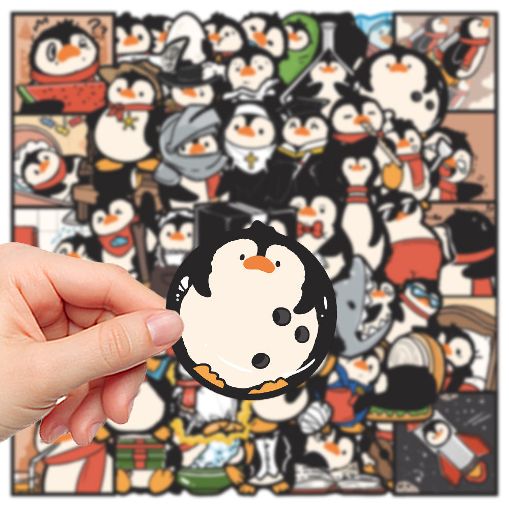 PS9 Set of 50 Cute Penguin Adventure Sticker Pack