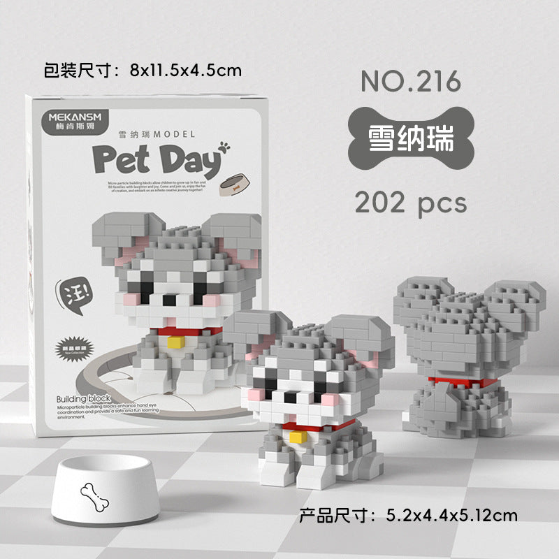 Mekansm Pet Day Dogs and Cats  Mini Building Blocks Lego Bricks