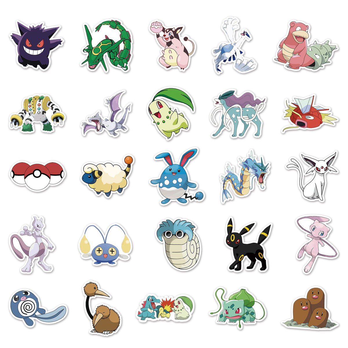 PS23 🧸 Pokemon 100-Piece Sticker Pack