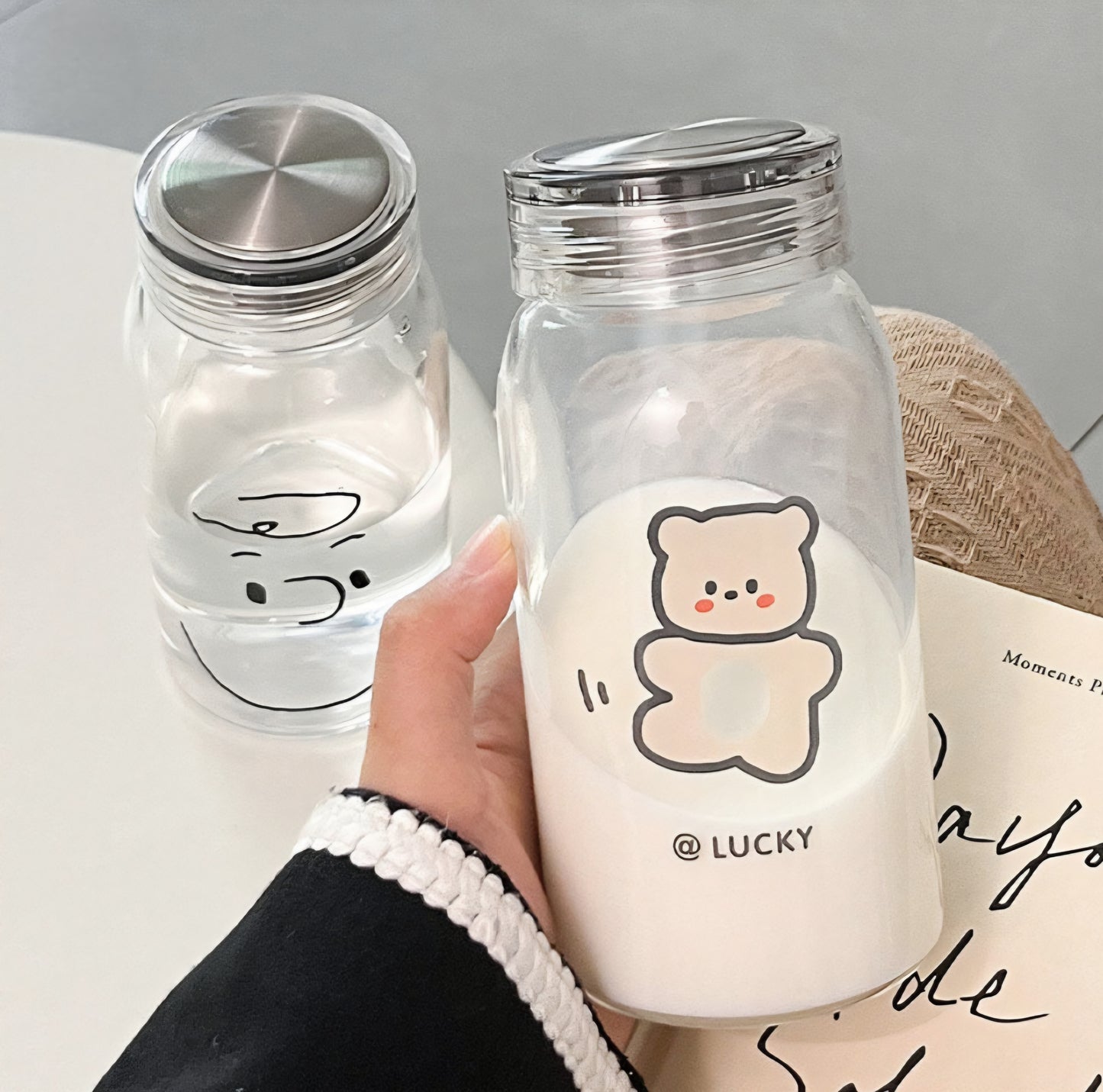 Kawaii Glass Bottle