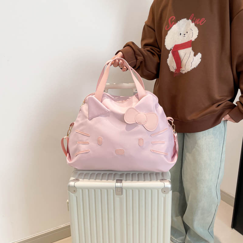 Hello Kitty Kawaii Travel Duffle Bag – Large Capacity Weekend & Gym Bag