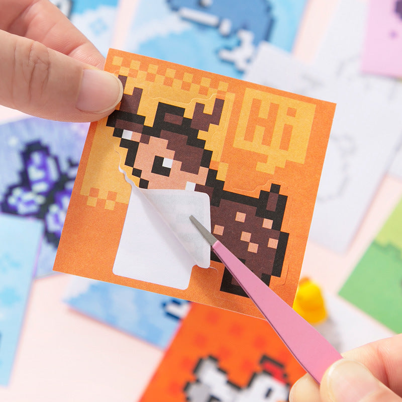 🐾 Pixel Pals Coloring Pads – Cute 8-Bit Animals to Color & Collect! 🎨✨