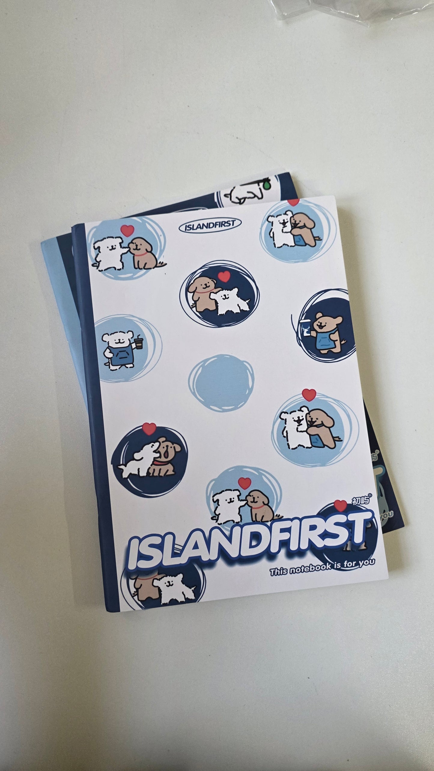 Islandfirst Cute Puppies B5 Slim Notebook
