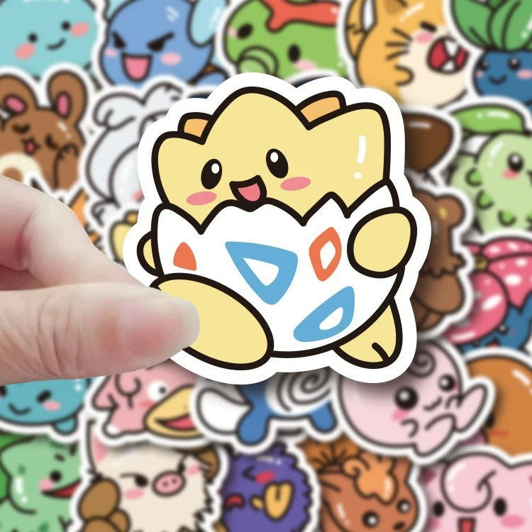 PS2 Set of 53 Cute Pokémon Sticker Pack