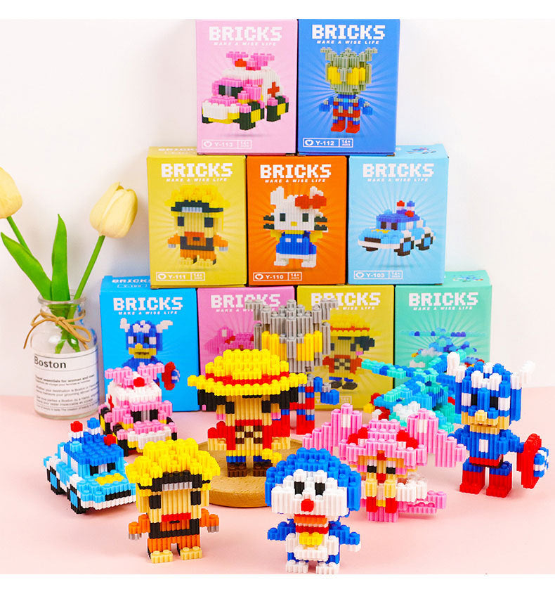 Budget Friendly Bricks Pixel Characters Building Blocks