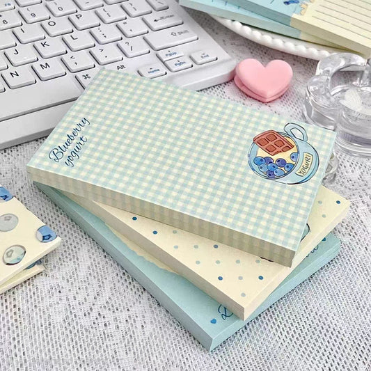 🫐 Blueberry Yogurt Memo Pad
