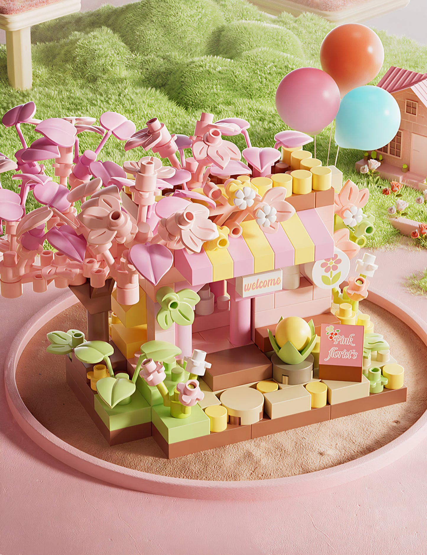 Flower Shop Mini Building Blocks Lego Collectibles Bricks