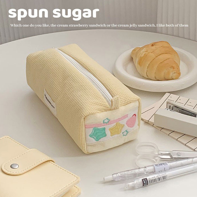 Sweet Sandwich Waffle Pencil Pouch 🍓🍞