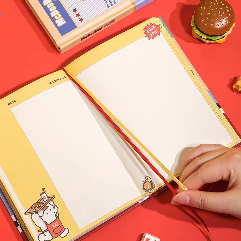 Snack Break A5 Planner Journal Diary  🍔📒