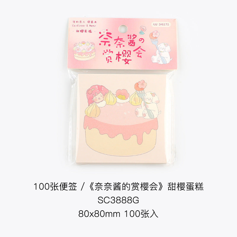 🌸✨ Nana’s Cherry Blossom Memo Pads ✨🌸