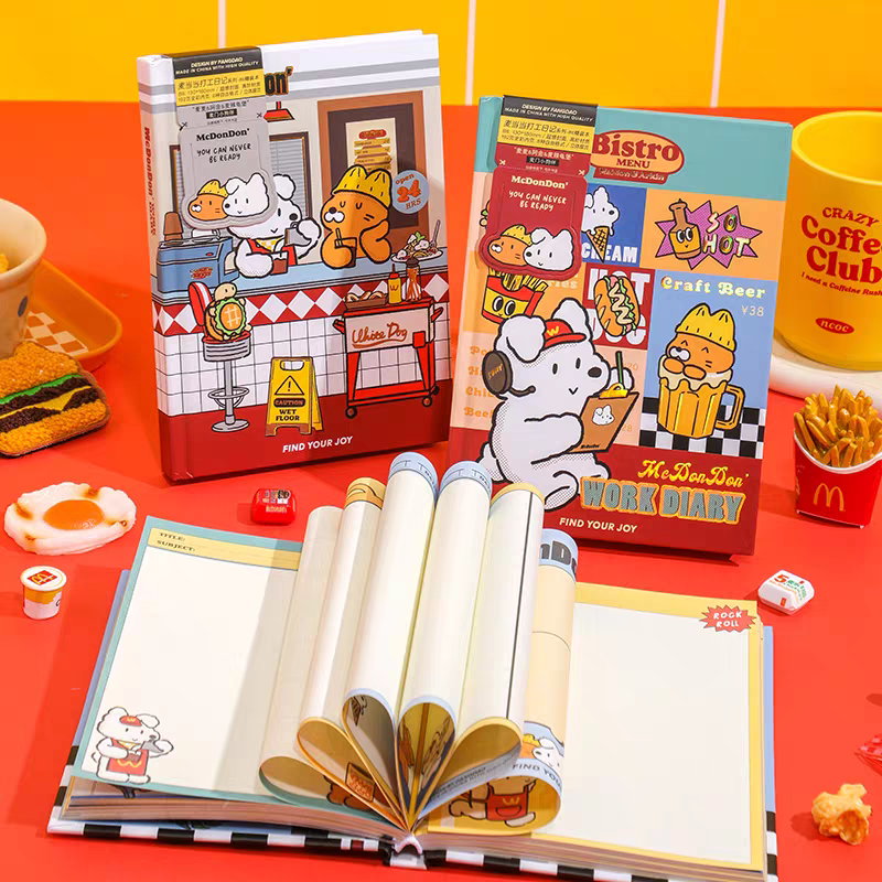 Snack Break A5 Planner Journal Diary  🍔📒