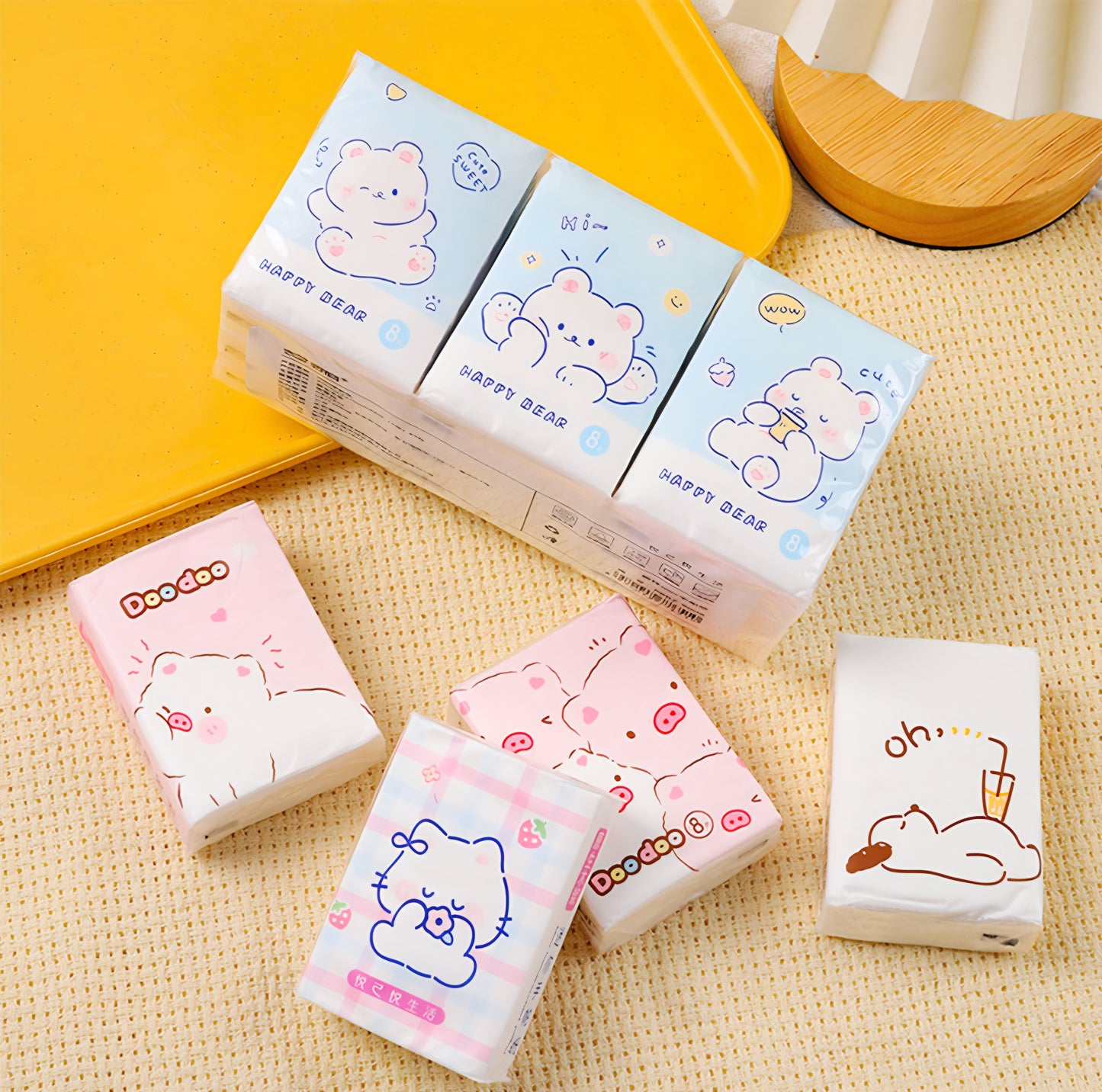 🧸 Kawaii Pocket Tissue Pack