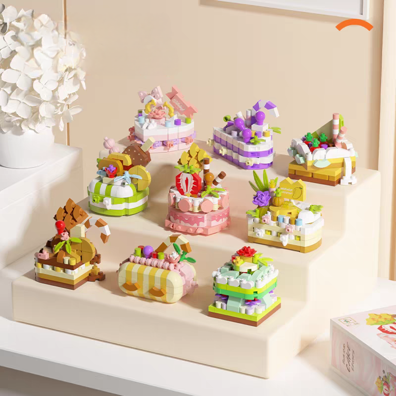 DIY Cake Shop Building Blocks Puzzle Lego Miniature