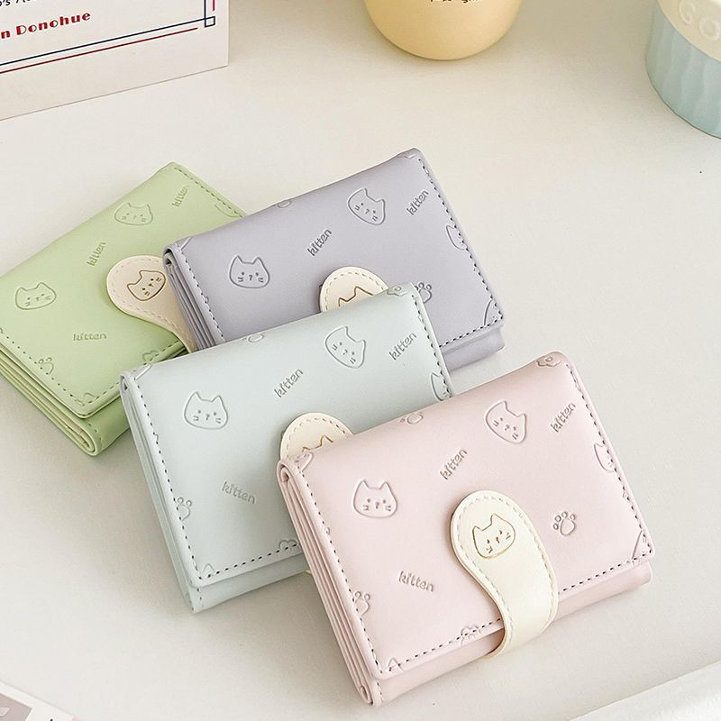 🐱 Kitten Pastel Mini Wallet