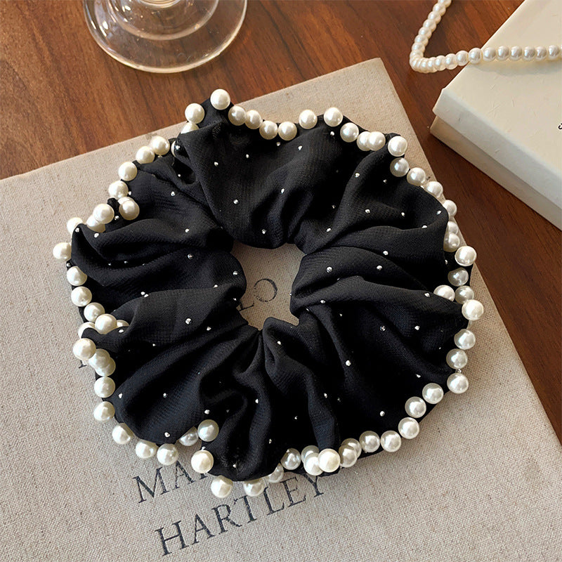 Timeless Pearl Hair Scrunchies