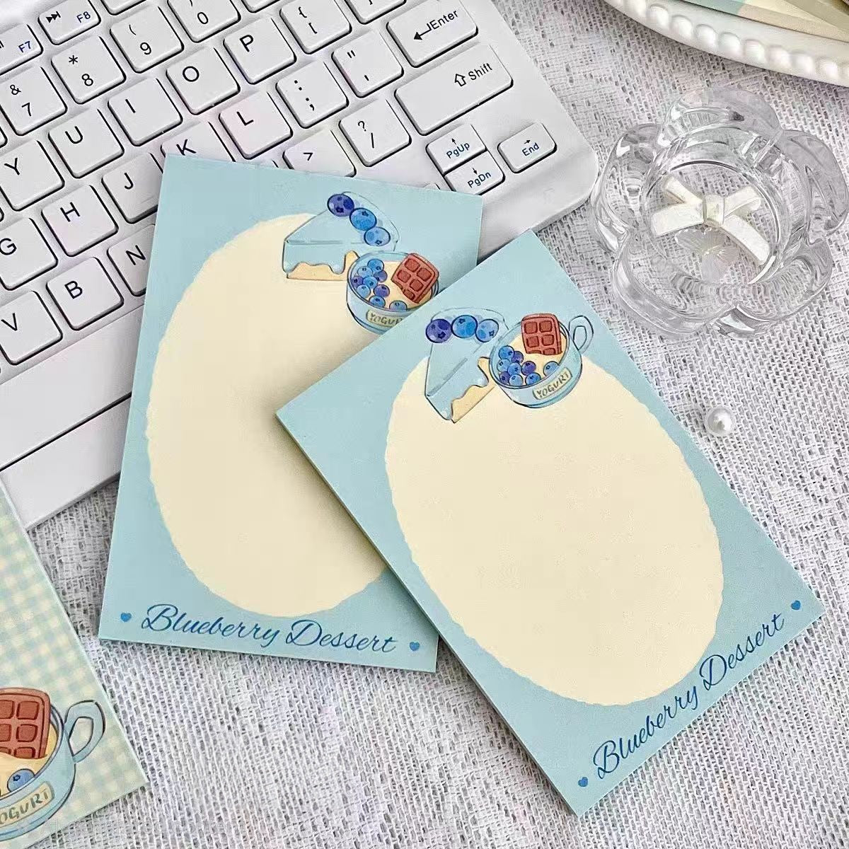 🫐 Blueberry Yogurt Memo Pad