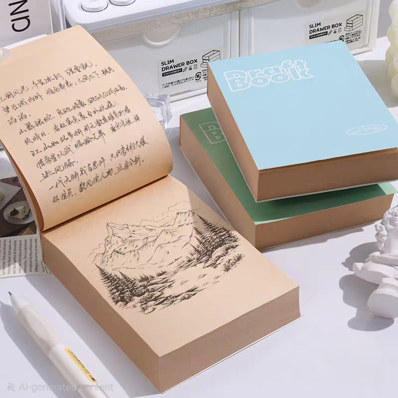 400 Pages Draft Book Notepad Notebook