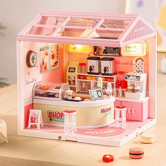 Small Town in Big City Scenes DIY Mini Miniature Set