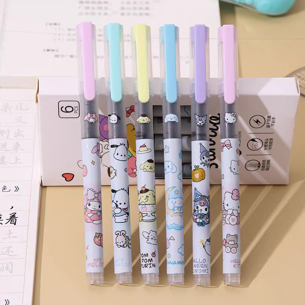 Sanrio Set of 6 Pens