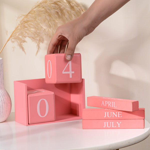 Wooden Table Calendar