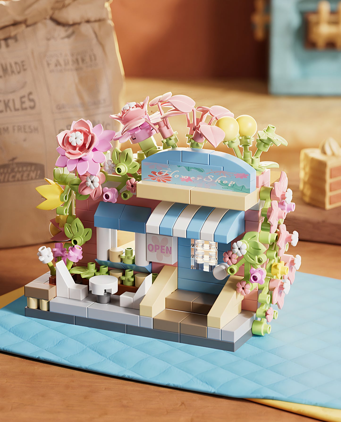Flower Shop Mini Building Blocks Lego Collectibles Bricks