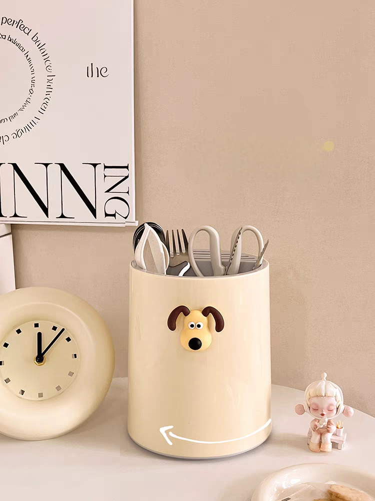 Pawfect Kitchen Utensil Cute Puppy Cutlery Holder