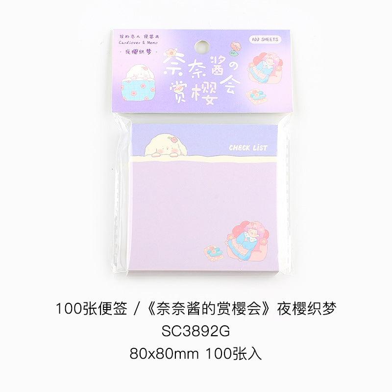 🌸✨ Nana’s Cherry Blossom Memo Pads ✨🌸