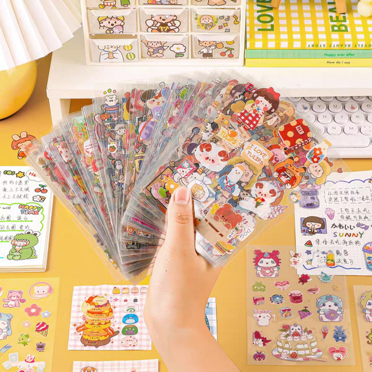 September Kawaii 6 Sticker Sheets