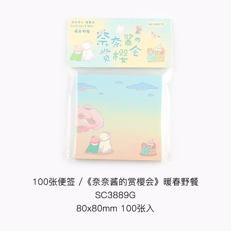 🌸✨ Nana’s Cherry Blossom Memo Pads ✨🌸