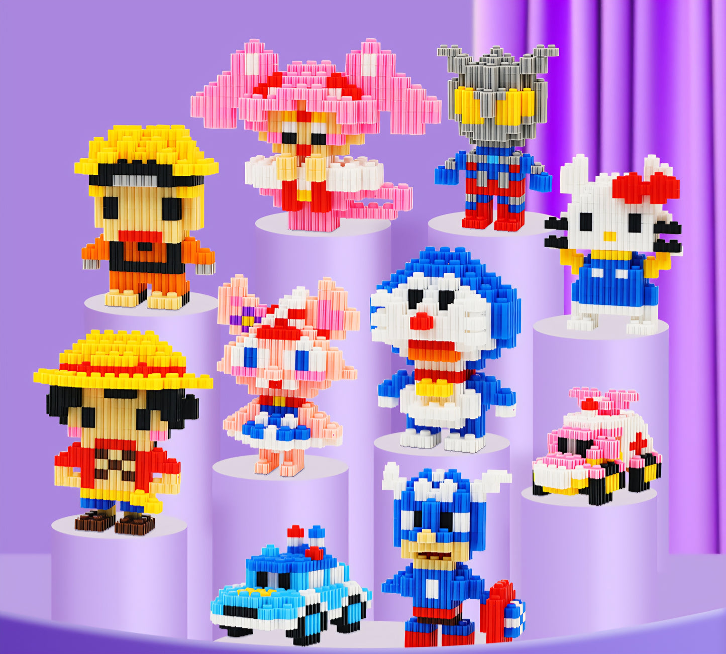Budget Friendly Bricks Pixel Characters Building Blocks