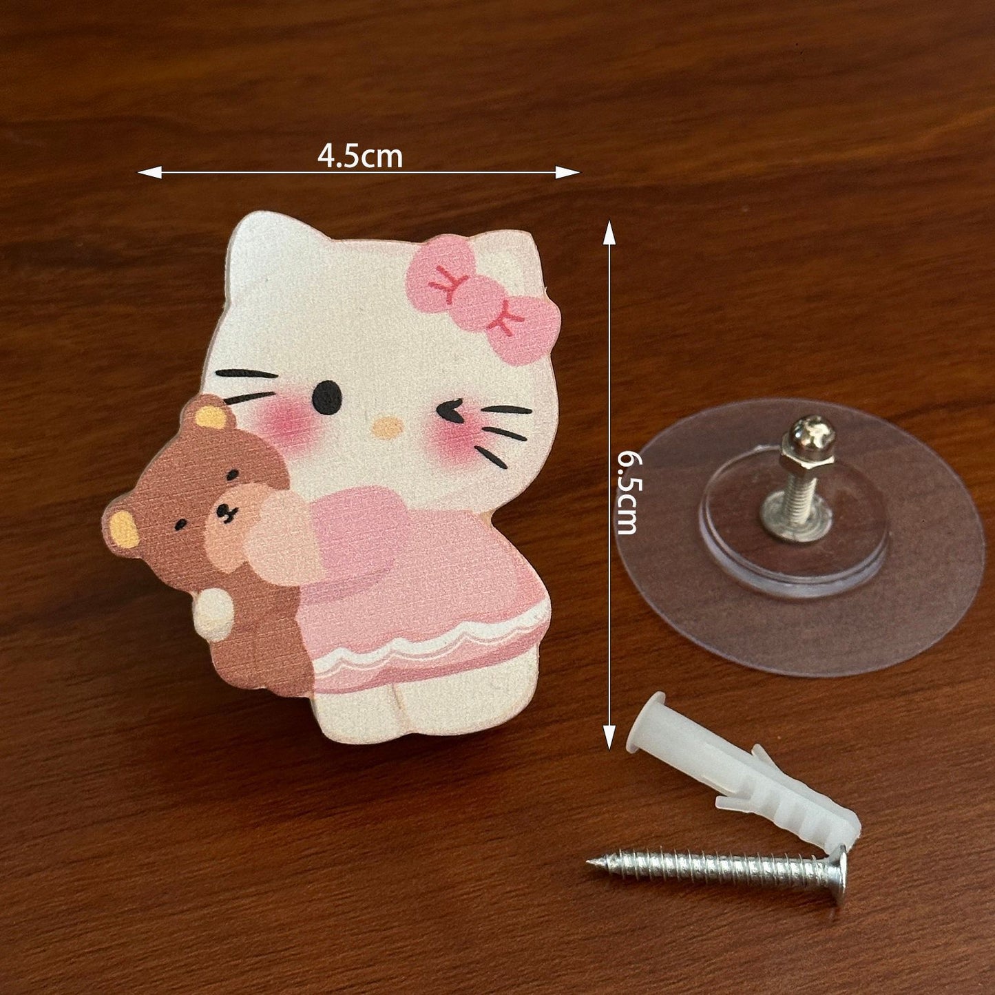Sanrio Hello Kitty Premium Wooden Wall Hooks