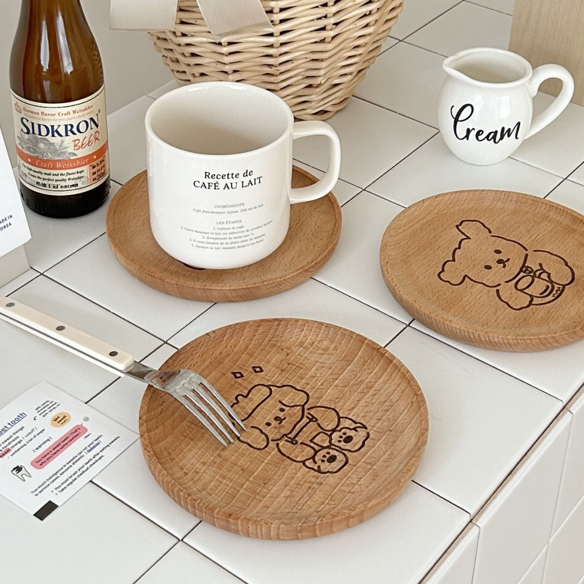 Pawfectly Wooden Pup Serving Plates 🐾