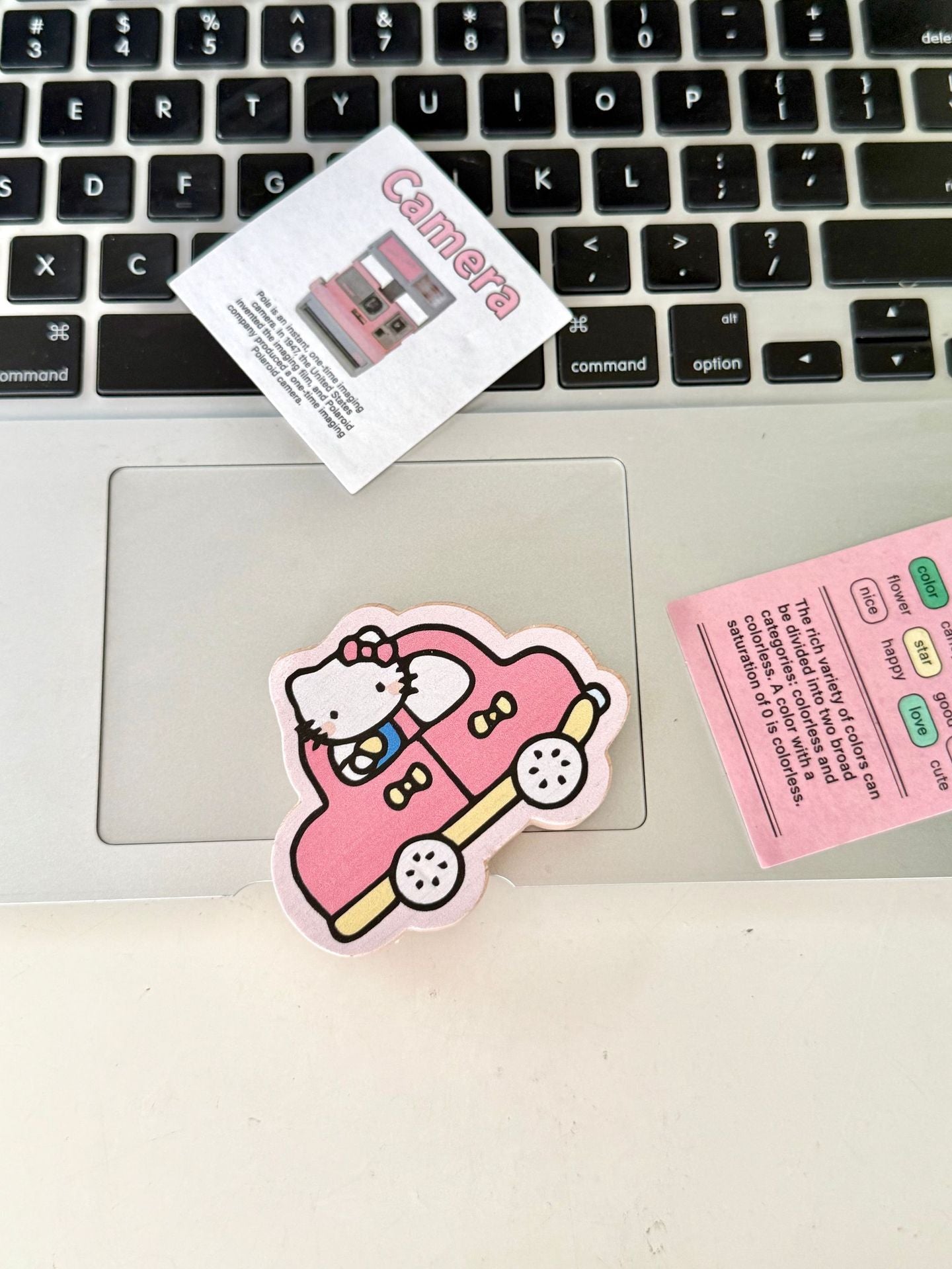 Kawaii Pastel Hello Kitty and Miffy Wooden Fridge Magnets with Bottle Opener