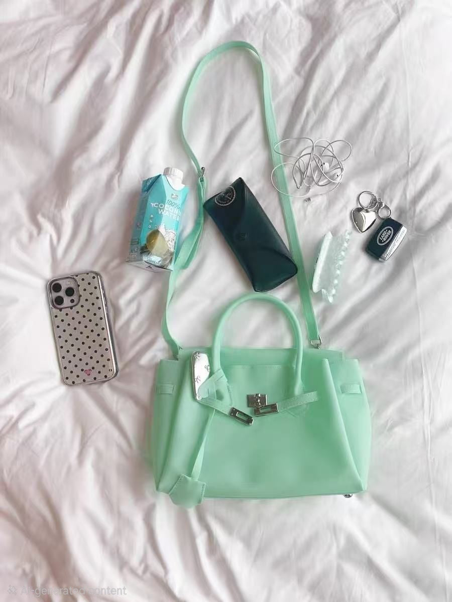 Pre - Order Transparent Jelly Firkin Shoulder Bag