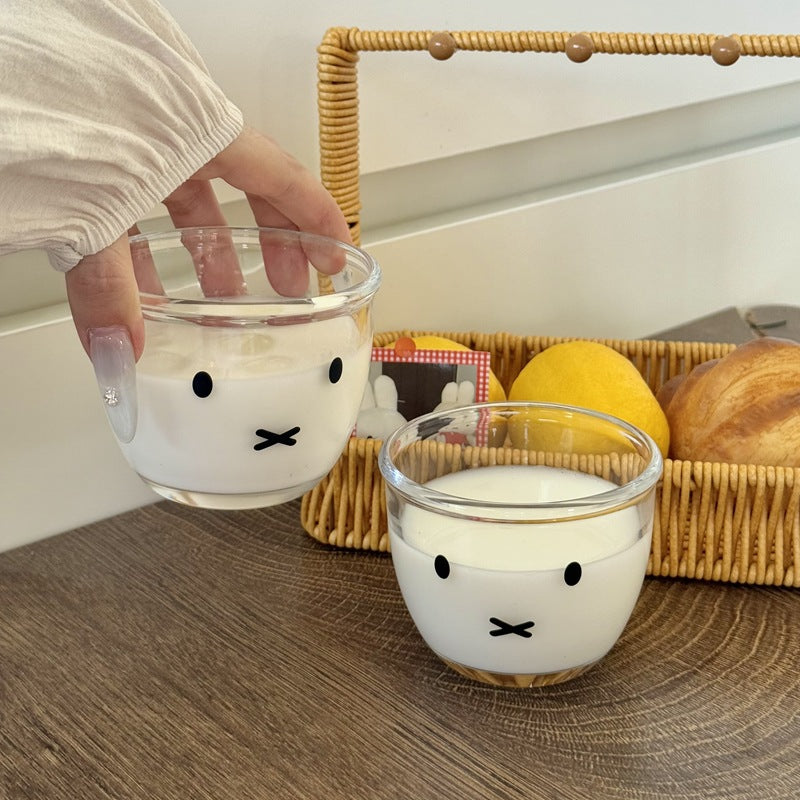 Miffy Glass Cup 🐰🥛