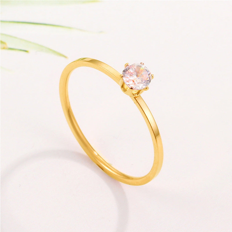Minimalist Gold Dainty Ring