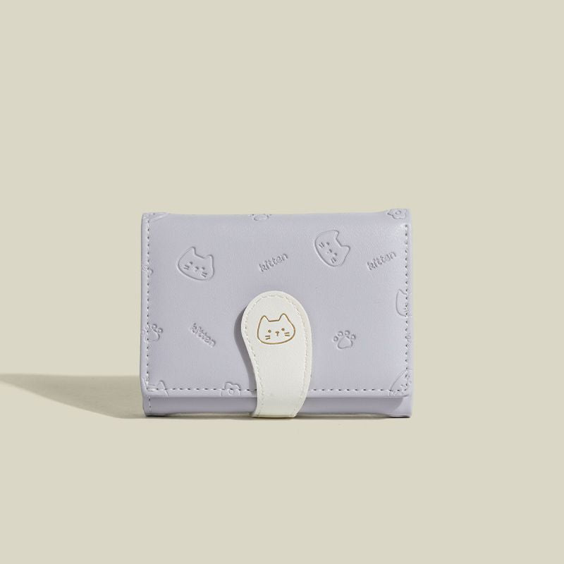 🐱 Kitten Pastel Mini Wallet