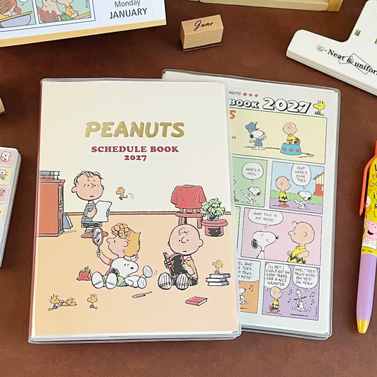 Pre - Order Peanuts Snoopy 2027 B6 Schedule Book – Daily Planner 📖✨