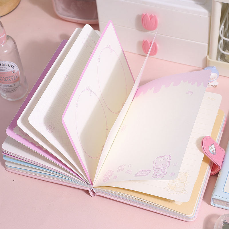 Cute Kitten Kawaii A5 Journal Notebook Diary