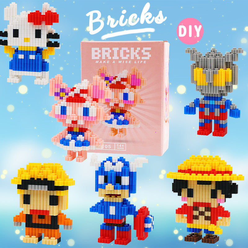 Budget Friendly Bricks Pixel Characters Building Blocks