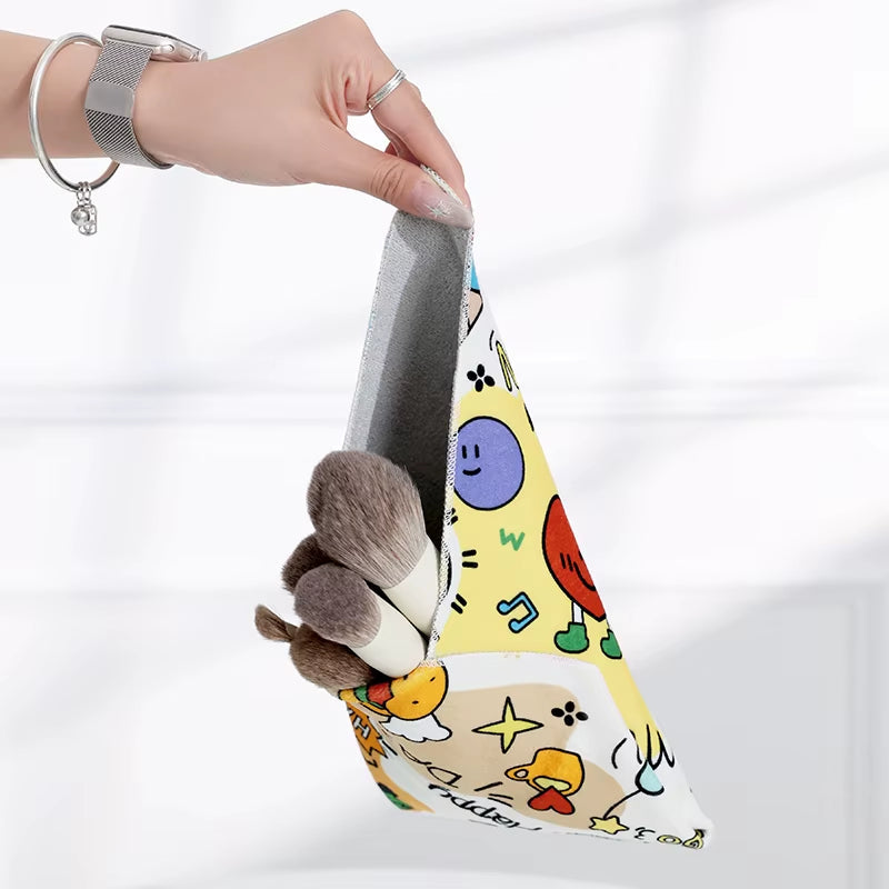 Magic Cloth Makeup Bag Portable Cosmetic Foldable Bag Organiser