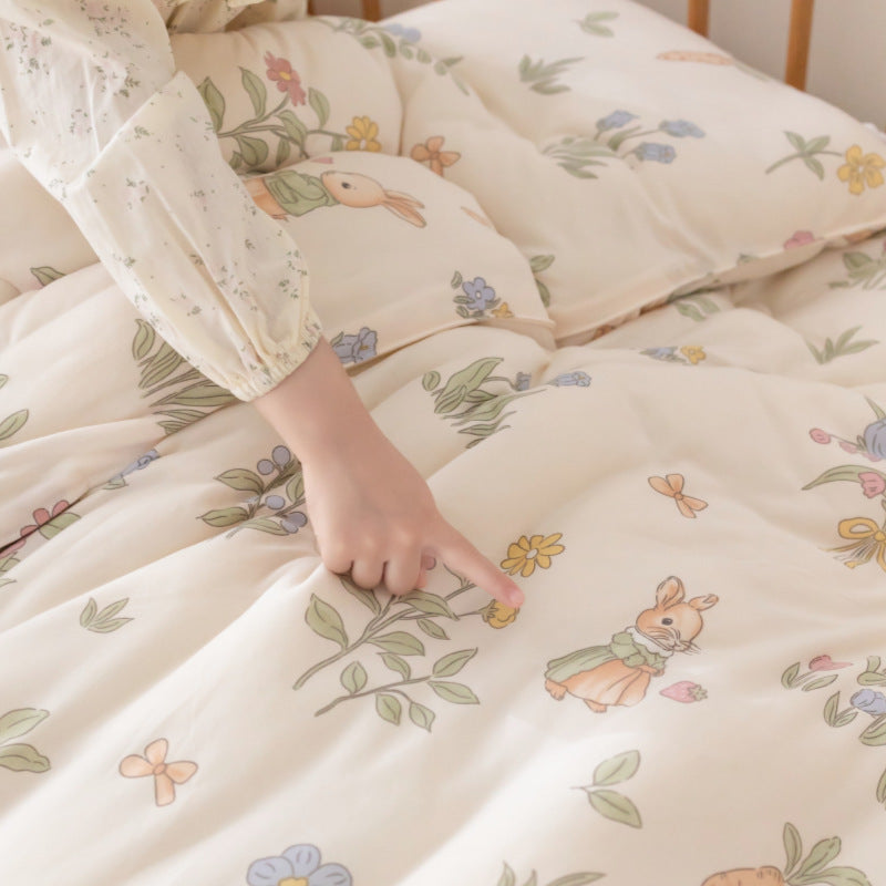Dreamy Bunny Garden Kids / Adults Jumbo Comforter