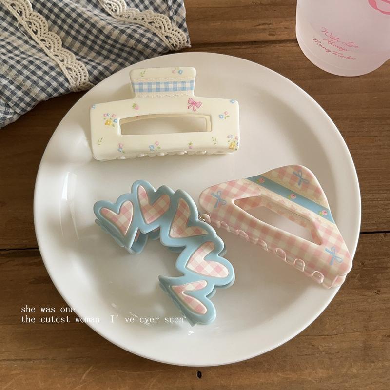 Premium Cute Patterned Hair Claw Clips Clutchers