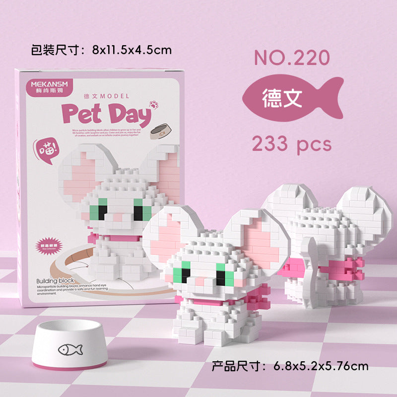 Mekansm Pet Day Dogs and Cats  Mini Building Blocks Lego Bricks